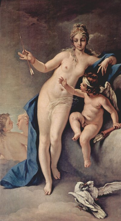 Venus and Cupid by Sebastiano Ricci